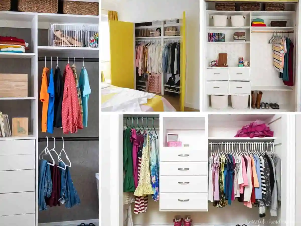 DIY closet organizing ideas